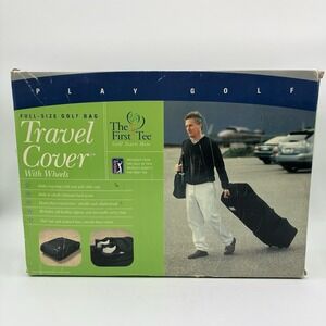 PGA Golf Club Travel Bag Wheels Luggage Cover Airline Waterproof ID Holder Sling